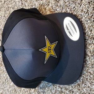 New Rare Rockstar Snapback Hat